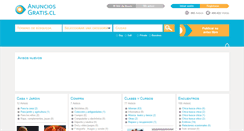 Desktop Screenshot of anunciosgratis.cl